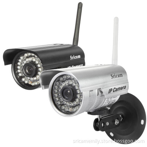 Sricam SP013 H.264 CMOS Full View IR-CUT Night Vision Outdoor Bullet Wifi IP Camera